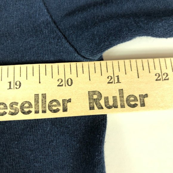 Vintage Denver Broncos Shirt Men's Medium Logo 7 Blue Short Sleeve Made USA 1997 - Picture 10 of 10